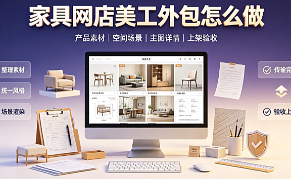 家具网店美工外包怎么做？核心逻辑与实操落地指南