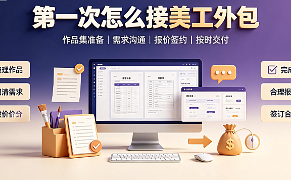 第一次怎么接美工外包？新手设计师高效破局指南