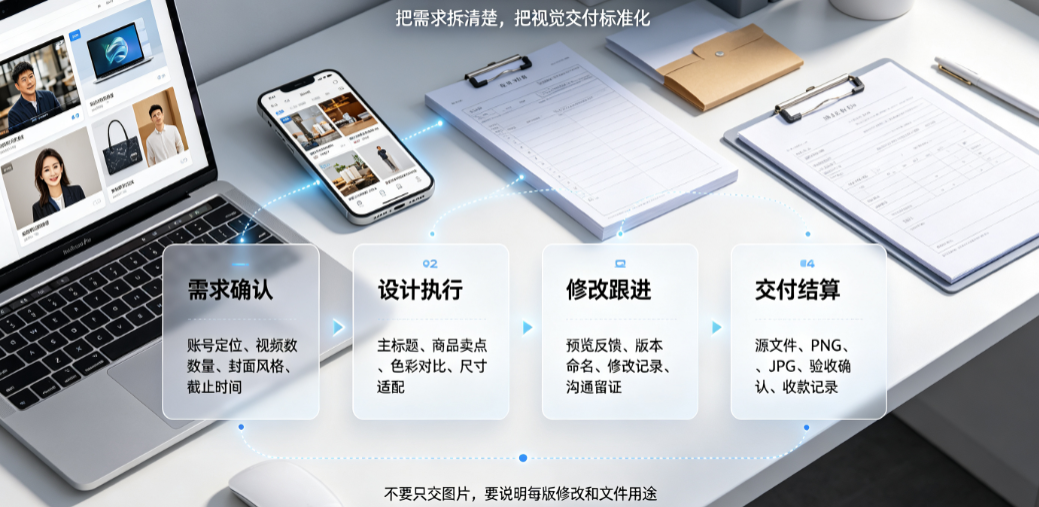 抖音美工外包怎么做的？
