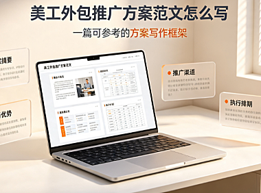 美工外包推广方案范文怎么写？