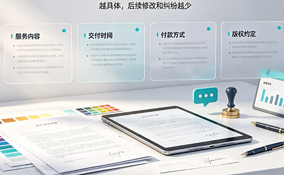 美工外包合作协议书怎么写？标准模板与核心条款指南