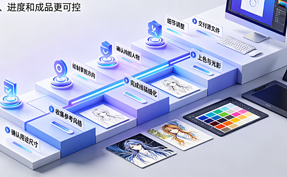 美工绘画外包怎么做才好？商业插画交付与品控指南