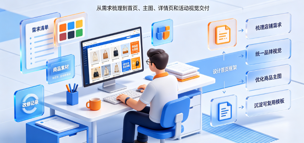 店铺美工外包怎么做的？