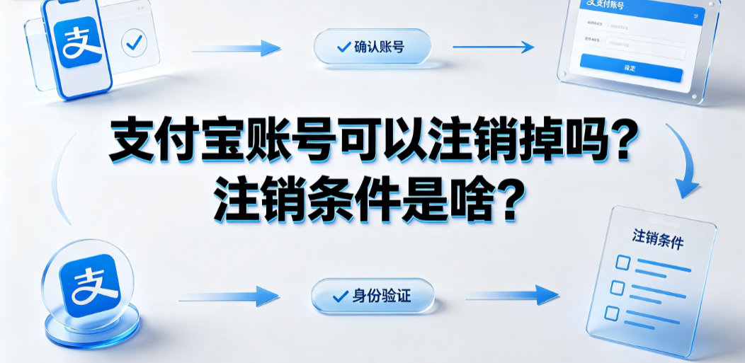 支付宝账号可以注销掉吗?注销条件是啥?全指南