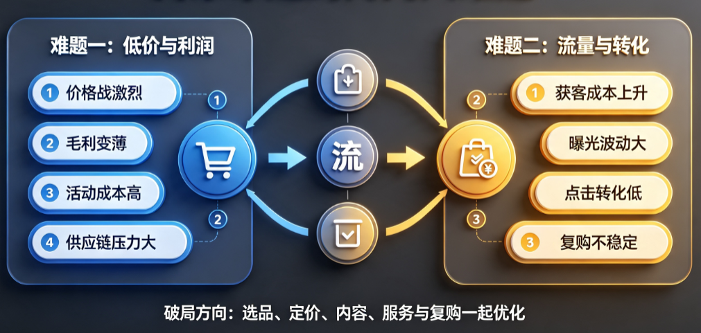 拼多多的两大难题