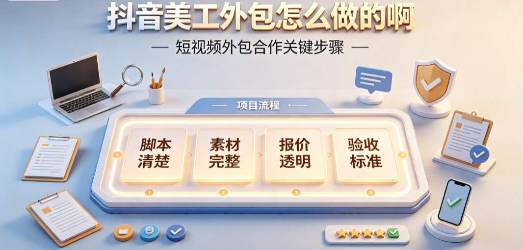 抖音美工外包怎么做的啊？内容电商视觉协作指南