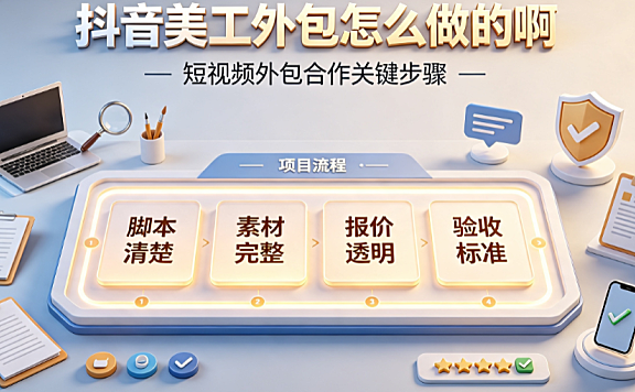 抖音美工外包怎么做的啊?内容电商视觉协作指南