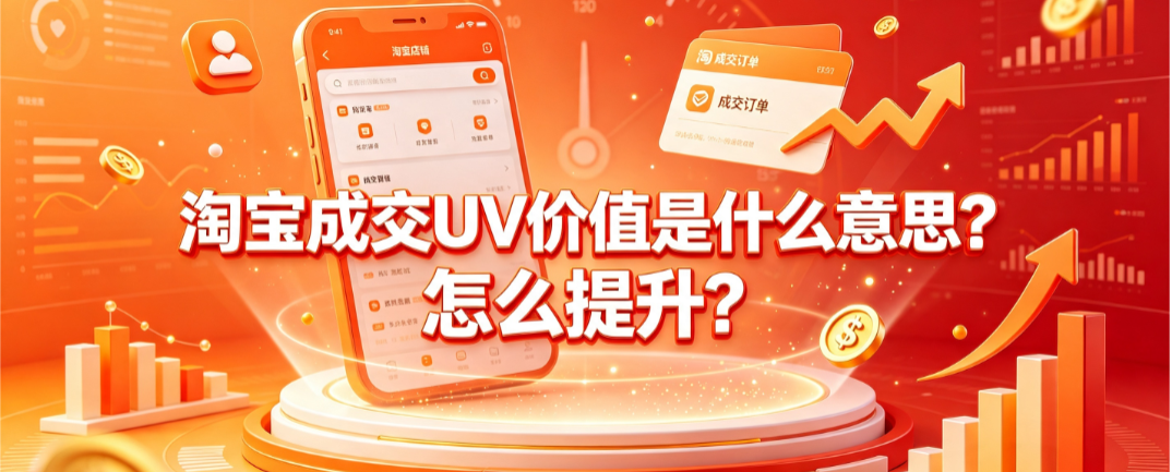 淘宝成交uv价值是什么意思?怎么提升?公式拆解与实操指南