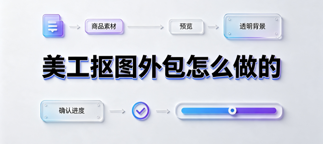 美工抠图外包怎么做的？电商图片处理流程与验收标准