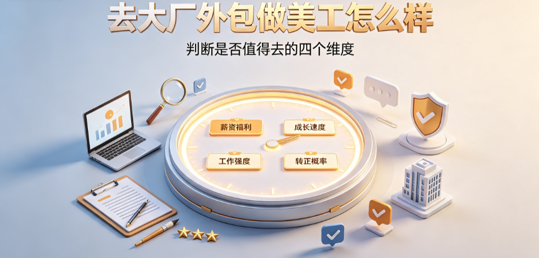 去大厂外包做美工怎么样？真实体验与职业发展指南