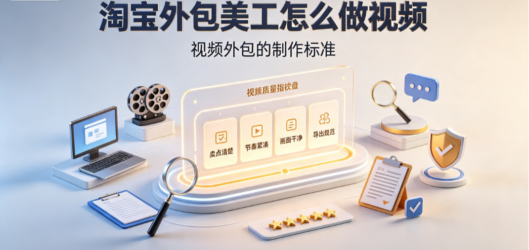 淘宝外包美工怎么做视频？全流程指南与转化技巧