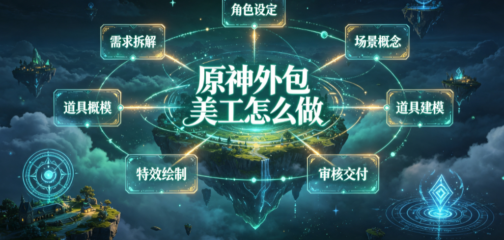 原神外包美工怎么做？
