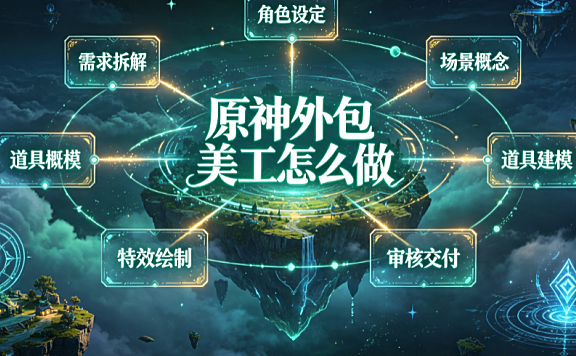 原神外包美工怎么做?