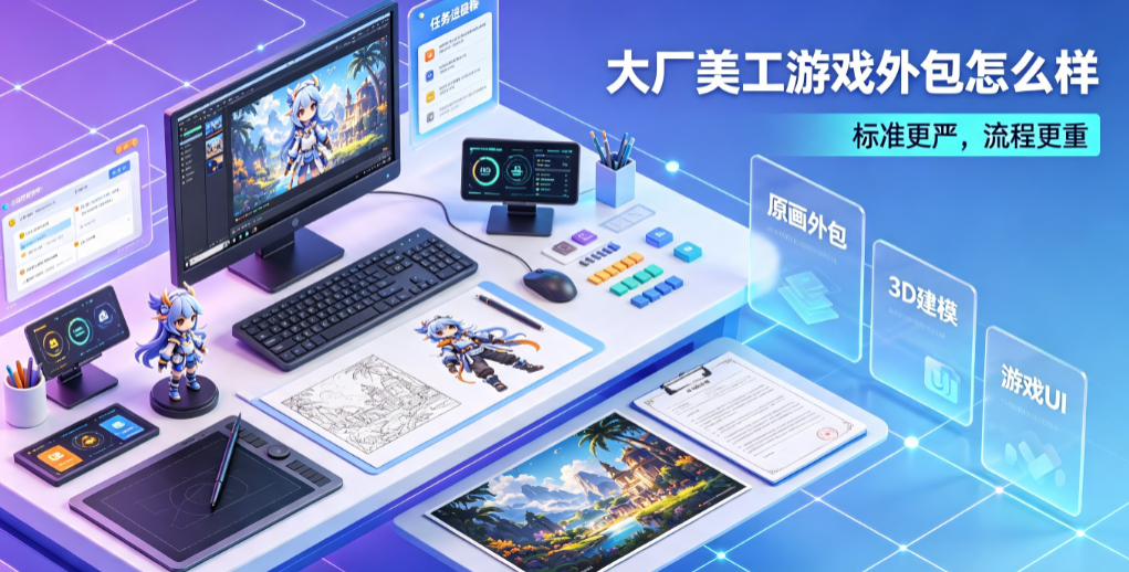 大厂美工游戏外包怎么样？