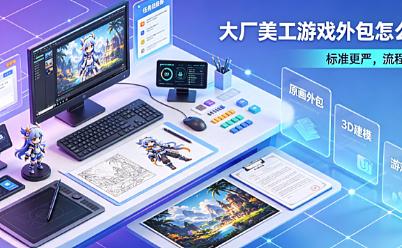大厂美工游戏外包怎么样?行业现状与接单避坑全指南