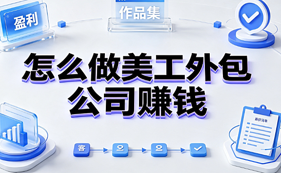 怎么做美工外包公司赚钱？电商视觉服务商盈利与规模化指南
