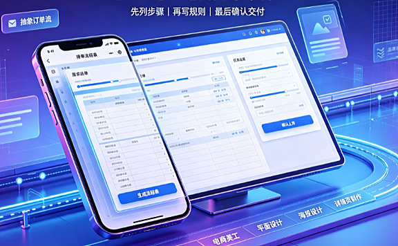 美工设计外包接单流程怎么写？