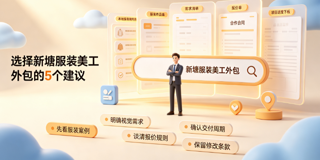 新塘服装美工外包怎么样？
