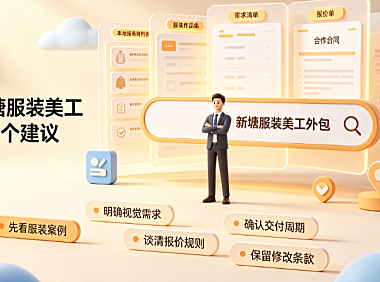 新塘服装美工外包怎么样？产业带视觉设计全解析