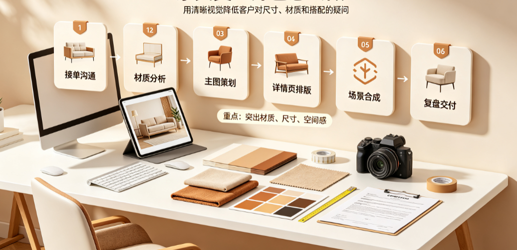 家具美工外包怎么做？