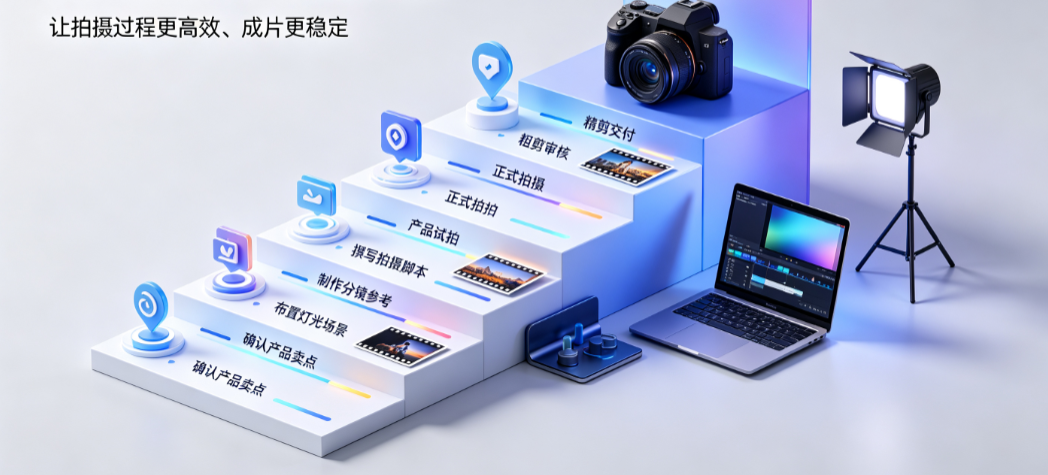 美工棚拍外包怎么拍视频?