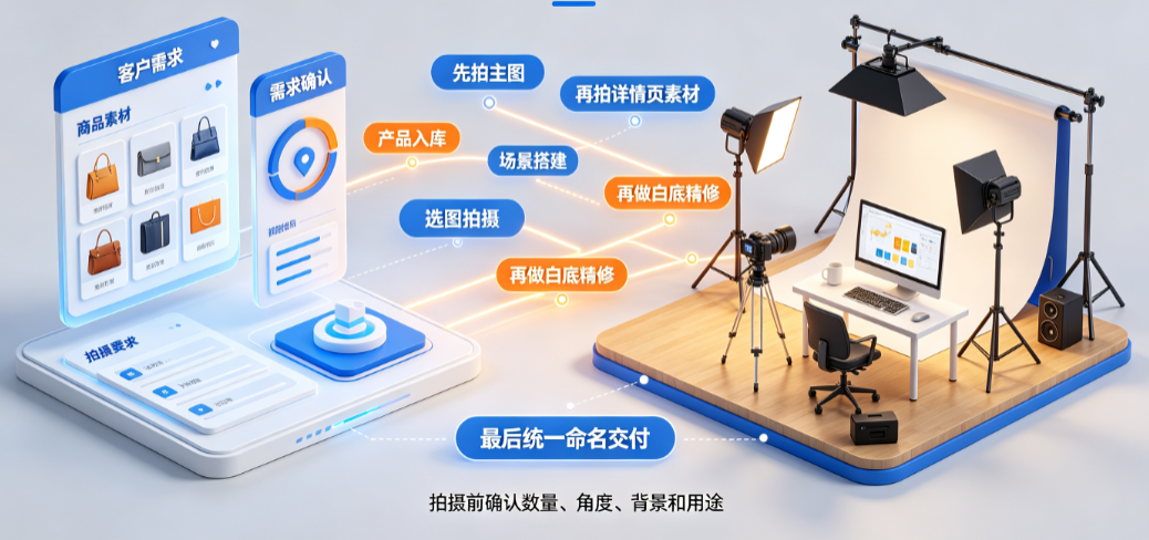 美工棚拍外包怎么拍的?