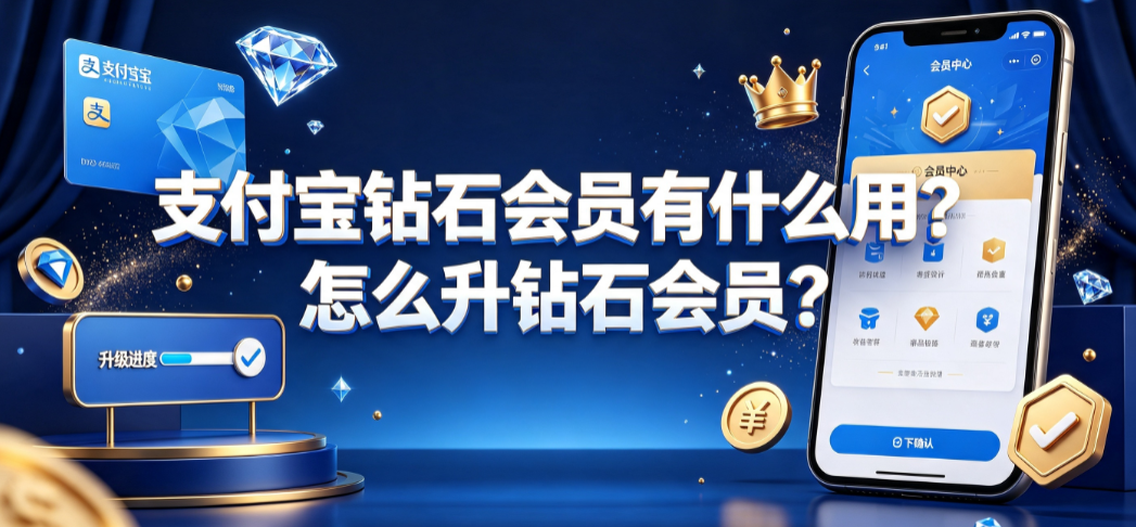 支付宝钻石会员有什么用?怎么升钻石会员?全攻略