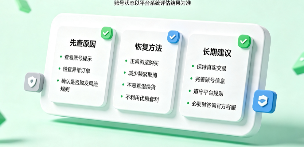 天猫超市黑号怎么白回来?洗白的方法是什么?