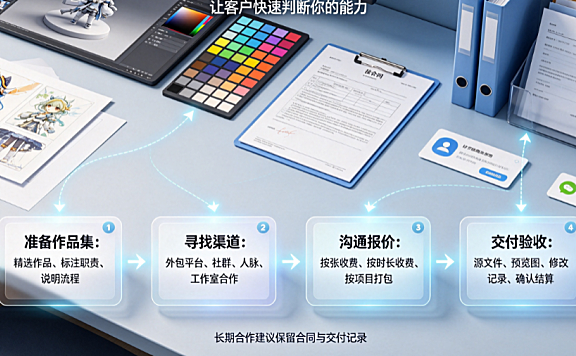游戏美工怎么接外包单子?全流程实操与避坑指南