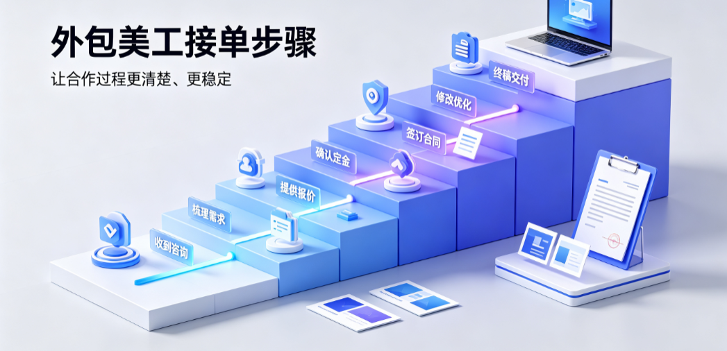 外包美工接单怎么接的呢？
