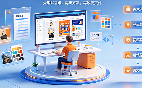 外包电商美工怎么做的？标准作业流程与提效指南
