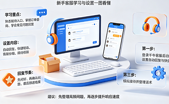 千牛新手客服怎么学?怎么设置?