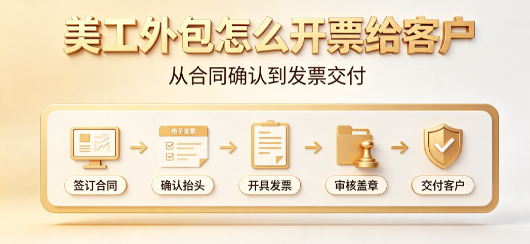 美工外包怎么开票给客户_财税合规与操作指南
