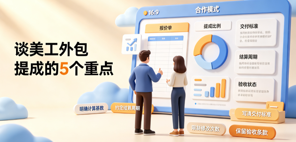 电商美工外包提成怎么算?