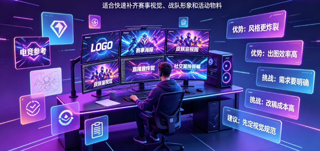 电竞美工外包怎么样？