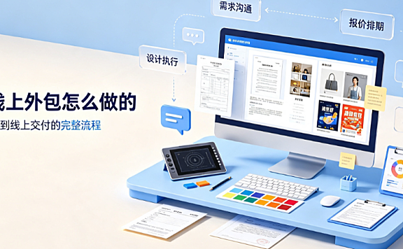 美工线上外包怎么做的视频？全流程SOP与高效协作指南