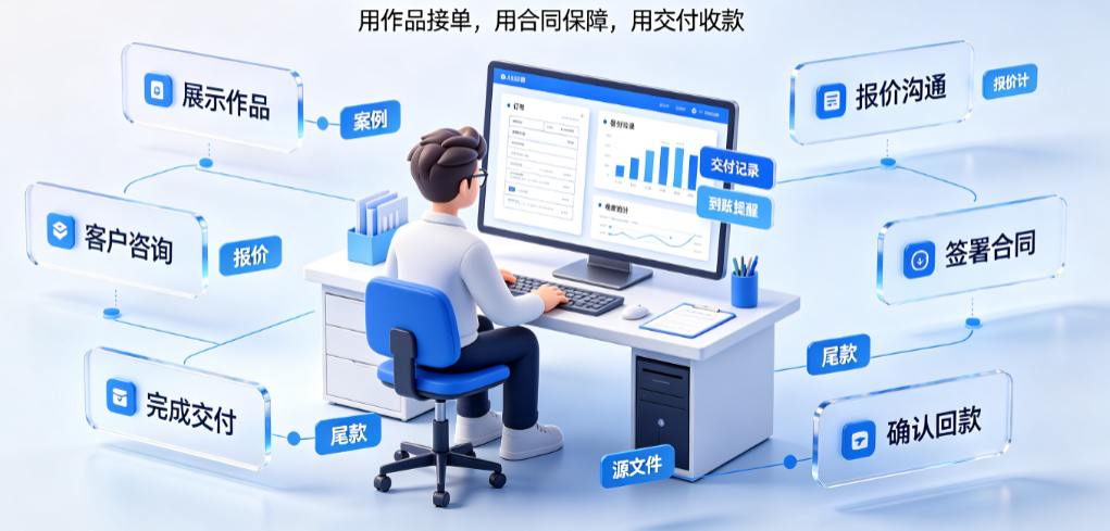 外包美工怎么付费赚钱的？