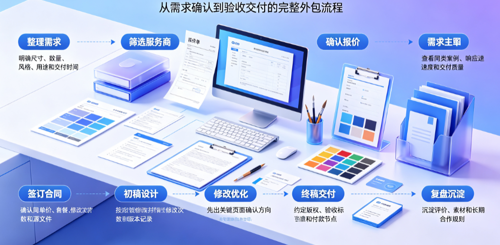 美工外包怎么做的呢？