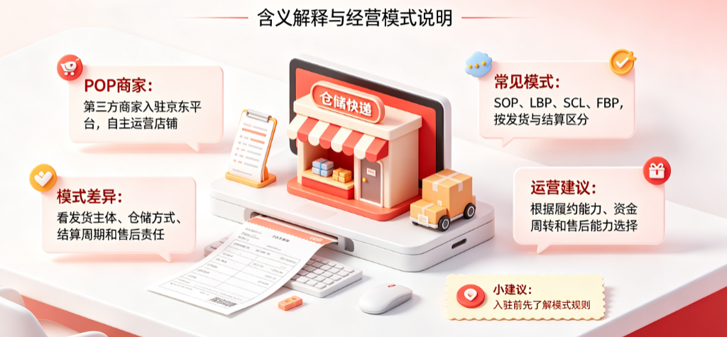 京东pop商家是什么意思?有哪些模式?