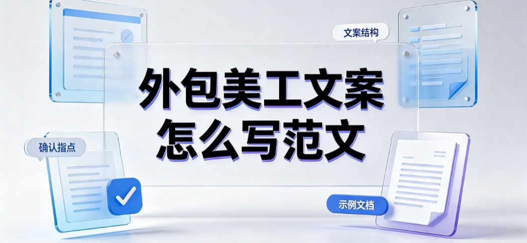 外包美工文案怎么写范文_标准化Brief模板与实操指南