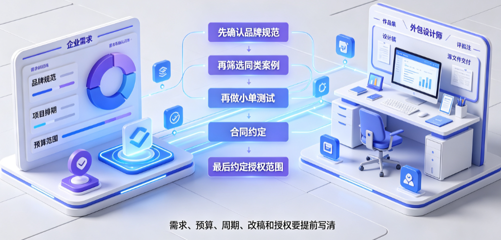 怎么弄美工外包人员？