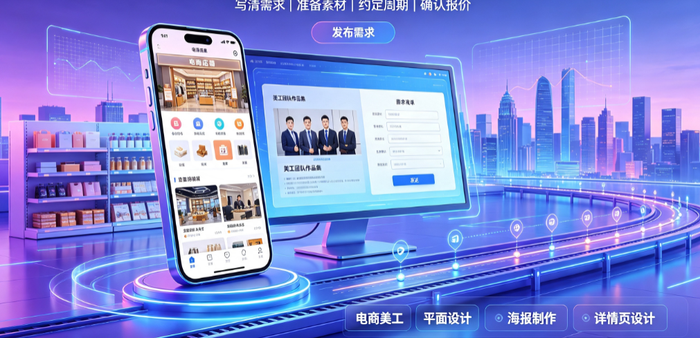 广州美工外包团队怎么样？