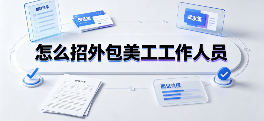 怎么招外包美工工作人员？从筛选到签约的标准化实操指南