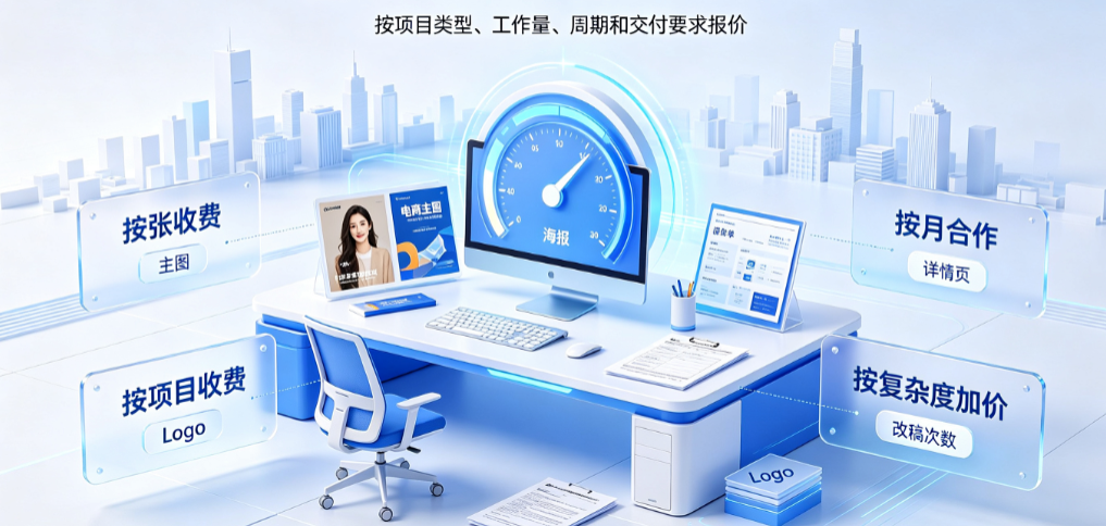 深圳美工外包怎么收费的?