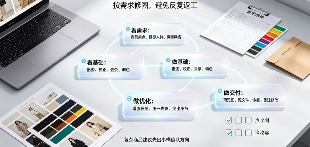 淘宝外包美工怎么修图？