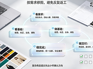 淘宝外包美工怎么修图？标准化流程与提效指南