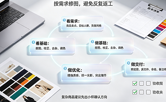 淘宝外包美工怎么修图？标准化流程与提效指南