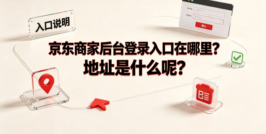 京东商家后台登陆入口在哪里?地址是什么呢?