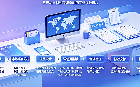外贸美工外包怎么做的？跨境视觉设计全流程指南