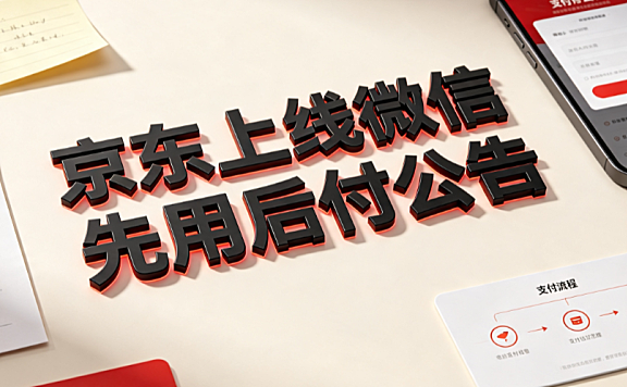 京东上线微信先用后付公告?功能解析与商家实操指南